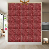 赤スタイリッシュピンクホワイトブラックフロアウォール壁画 タイル