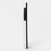 赤スタイリッシュ橙色のポピー・トリオ Case-Mate iPhoneケース (裏面/左)