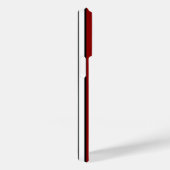 赤スタイリッシュ白と黒ストライプ色 Case-Mate iPhoneケース (裏面 / 右)