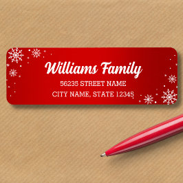 赤スタイリッシュ白 ラベル