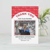 赤スタイリッシュ院撮影サンキューカード サンキューカード (スタンド正面)