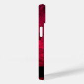 赤スタイリッシュ黒の水の色パターパーソナライズされたン Case-Mate iPhoneケース (裏面 / 右)