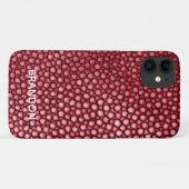 赤スティングレイ Case-Mate iPhoneケース (裏面(横))