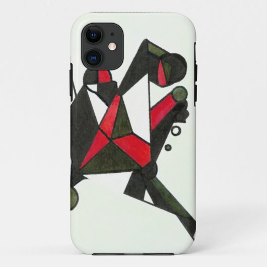 赤ステルスケースメイトiPhoneケース Case-Mate iPhoneケース (裏面)