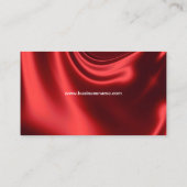 赤ステージカーテン名刺 名刺 (裏面)