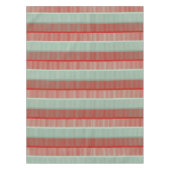 赤ストライプのと緑 テーブルクロス (正面)