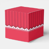 赤ストライプのヴィンテージ フェイバーボックス (裏面サイド)