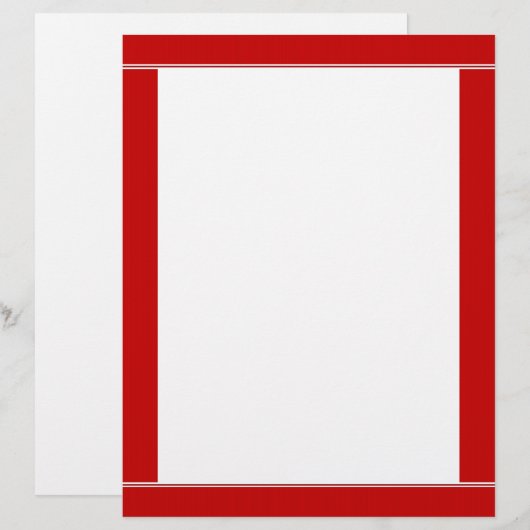 赤ストライプの縁ど頭 (正面/裏面)