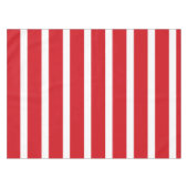 赤ストライプの テーブルクロス (正面(横))