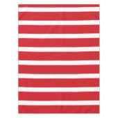 赤ストライプの テーブルクロス (正面)