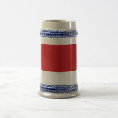 赤ストライプの ビールジョッキ (中央)