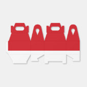 赤ストライプの フェイバーボックス (折り畳みなし)