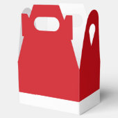 赤ストライプの フェイバーボックス (オープン)