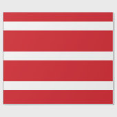 赤ストライプの ラッピングペーパー (フラット)