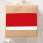 赤ストライプの ラベル (インサイチュ)