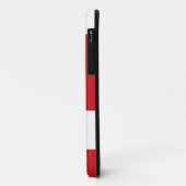 赤ストライプの Case-Mate iPhoneケース (裏面/左)