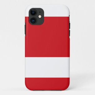赤ストライプの iPhone 11 ケース