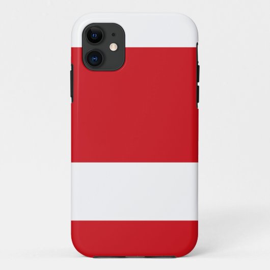 赤ストライプの Case-Mate iPhoneケース (裏面)