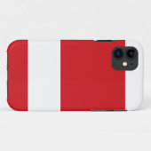 赤ストライプの Case-Mate iPhoneケース (裏面(横))