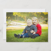 赤ストライプ白黒聖降誕祭 シーズンカード (裏面)