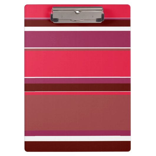 赤ストライプ色 クリップボード (正面)