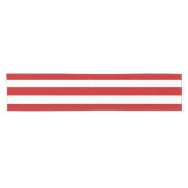 赤ストライプ色 ショートテーブルランナー (横)