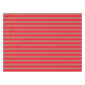 赤ストライプ色 テーブルクロス (正面(横))