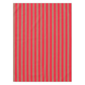 赤ストライプ色 テーブルクロス (正面)