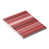 赤ストライプ色 ノートパッド (アングル)