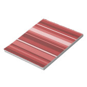 赤ストライプ色 ノートパッド (回転)