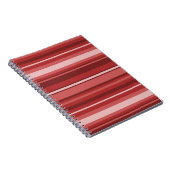 赤ストライプ色 ノートブック (右側)