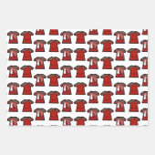 赤スパークダンサー ラッピングペーパーシート (正面3)