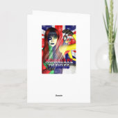 赤スポーツカー付ボーイフレンド誕生日カード カード (裏面)