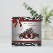 赤ゼブラマスカレードパーティー 招待状 (スタンド正面)