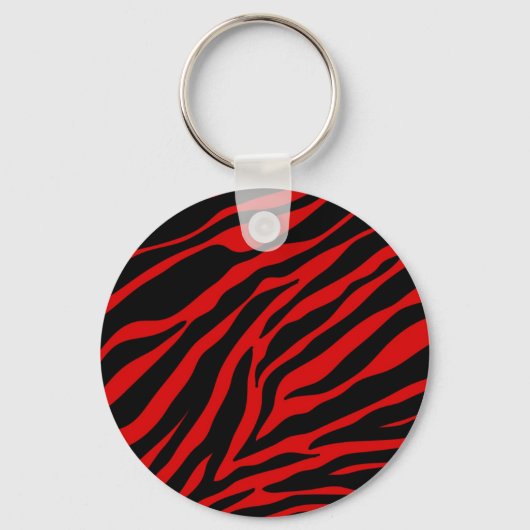 赤ゼブラ キーホルダー (正面)