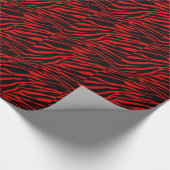 赤ゼブラ ラッピングペーパー (角)