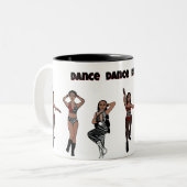 赤ゼブラ#1マグカップ ツートーンマグカップ (正面左)