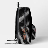 赤ゼブラ#1 プリントバックパック (左)