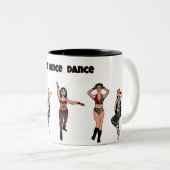 赤ゼブラ#2マグカップ ツートーンマグカップ (正面右)