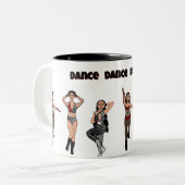 赤ゼブラ#2マグカップ ツートーンマグカップ (正面左)