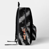 赤ゼブラ#2 プリントバックパック (左)