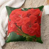 赤ゼラニウム クッション (ブランケット)