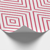 赤タイル幾何学的シームレスパターン ラッピングペーパー (角)