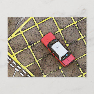 赤タクシー ポストカード