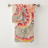 赤タコのヴィンテージマップCompass Marine バスタオルセット (インサイチュ)