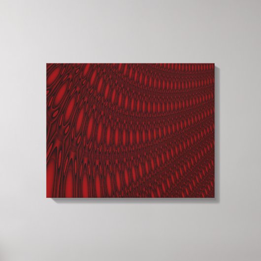 赤タコ触手キャンバス印刷 キャンバスプリント (正面)