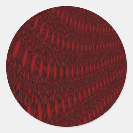 赤タコ触手シール ラウンドシール (正面)