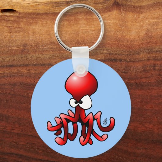 赤タコ キーホルダー (正面)