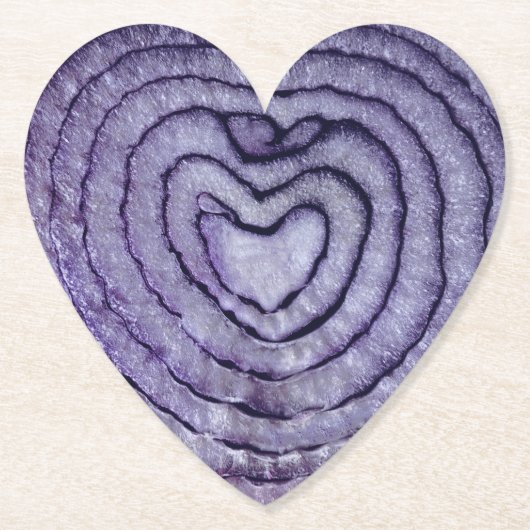 赤タマネギ ペーパーコースター (正面)