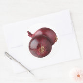 赤タマネギ ラウンドシール (封筒)